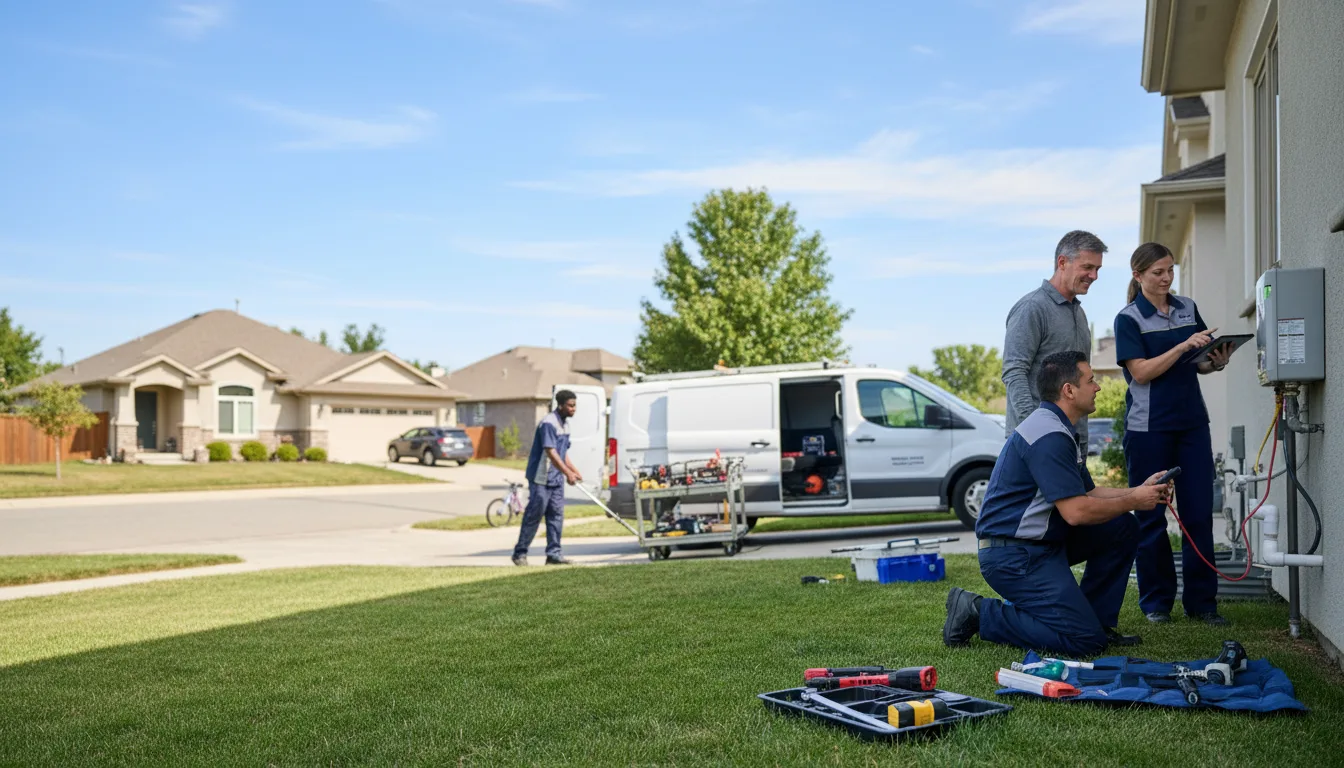 Tankless water heater service in Dennis, TX